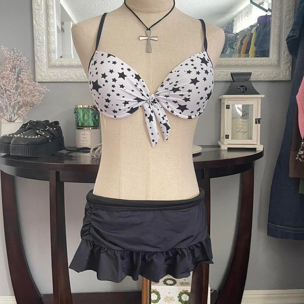 Y2k star bikini set